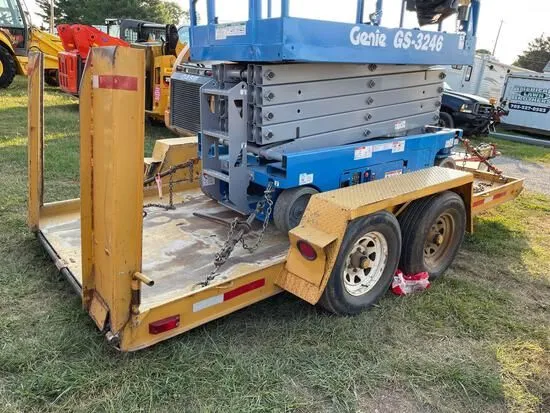 DUAL AXLE EQUIPMENT TRAILER