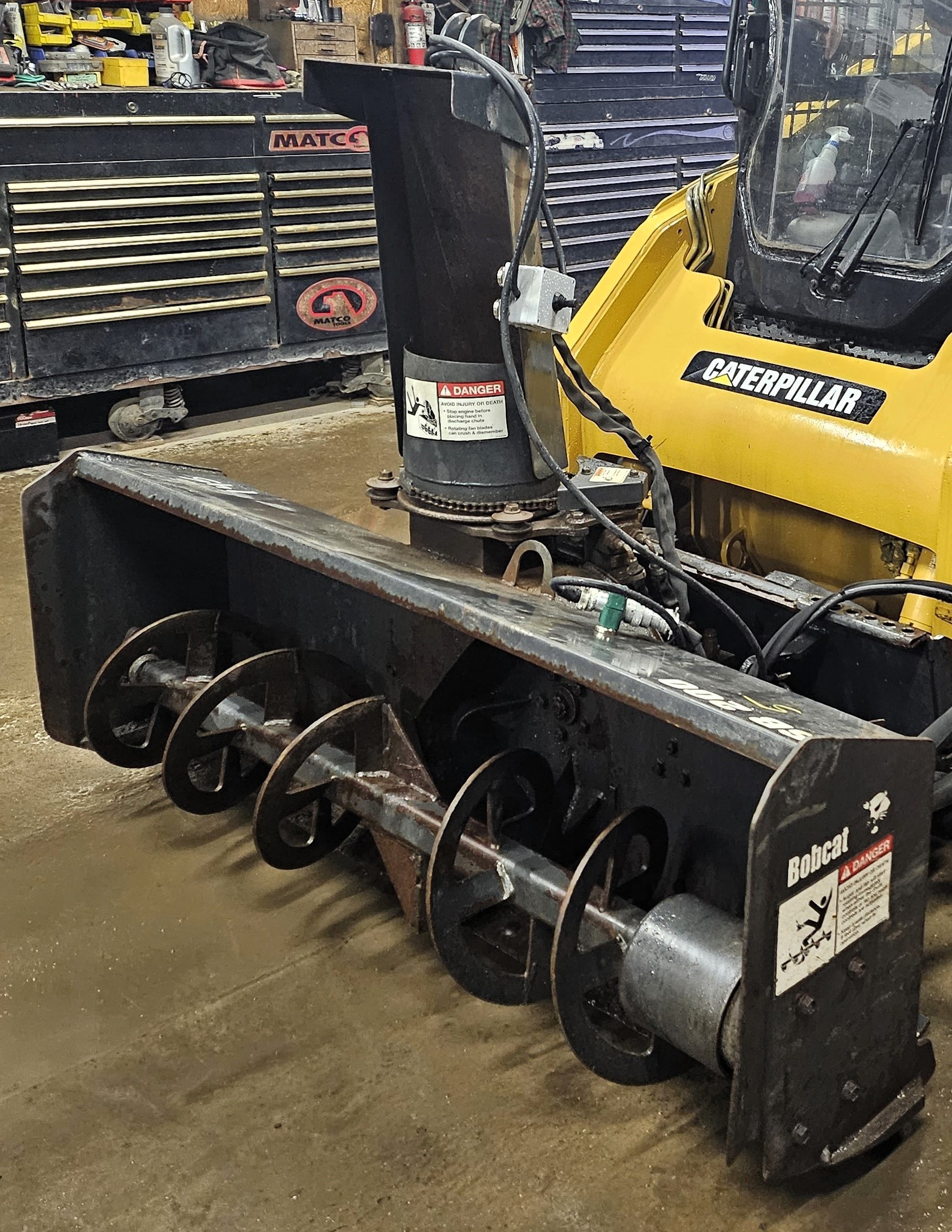 Bobcat Snowblower Attachment for Skid Steer