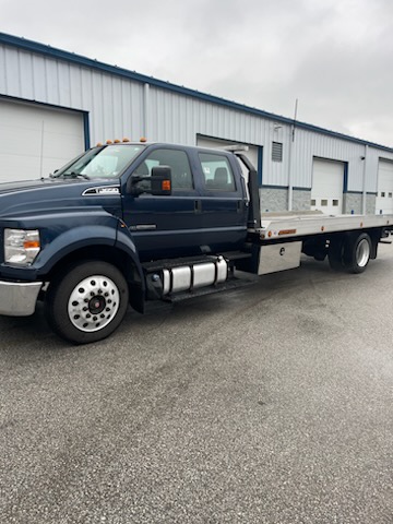 2017 Ford f-650 6.7 Diesel Automatic Crew Cab Flatbed